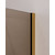 Душевое ограждение Cezares 80x(90-100) SLIDER-AH-1-80-90/100-BR-BORO (стекло 8 мм) брашированное золото/тонированное - фото 2