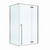 Душевое ограждение Cezares 1200x900 LINER-AH-1-120/90-C-GM-R, оружейная сталь/прозрачное - фото 3