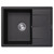 Кухонная мойка Abber Quarz AQ2903B, чёрный - фото 