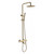 Душевая стойка с термостатом Grocenberg GB7005GO, золото - фото 