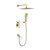 Душевая система для ванны Grocenberg GB5007GO, золото - фото 