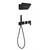 Душевая система для ванны Grocenberg GB5030BL, чёрный матовый - фото 