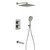 Душевая система для душа с термостатом Grocenberg GB5050NK, никель - фото 