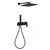Душевая система для ванны Grocenberg GB5080BL, чёрный матовый - фото 