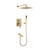 Душевая система для ванны Grocenberg GB5089MG-1, матовое золото - фото 