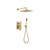 Душевая система для ванны Grocenberg GB5089MG-3, матовое золото - фото 