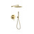 Душевая система для ванны Grocenberg GB5099GO-3, золото - фото 