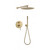Душевая система для ванны Grocenberg GB5099MG-3, матовое золото - фото 