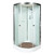 Душевая кабина Avacan 80x80 см D08SEL, хром/матовое (безсиликоновая сборка) - фото 
