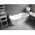 Ванна отдельностоящая Abber AB9257-1.5 R 150x78 см - фото 8