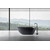 Ванна отдельностоящая Abber Dortmund 170x75 см AM9911B, черный - фото 8