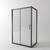 Душевое ограждение EvaGold 120х80 см EG220025, чёрный/прозрачное - фото 3