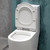 Унитаз-моноблок безободковый EvaGold EG050017 с тонкой крышкой микролифт - фото, картинка 4 Унитаз-моноблок безободковый EvaGold EG050017 с тонкой крышкой микролифт - фото 4