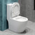 Унитаз-моноблок безободковый EvaGold EG050017 с тонкой крышкой микролифт - фото, картинка 6 Унитаз-моноблок безободковый EvaGold EG050017 с тонкой крышкой микролифт - фото 6