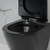 Унитаз подвесной безободковый EvaGold EG070003 с тонкой крышкой микролифт, чёрный матовый - фото, картинка 5 Унитаз подвесной безободковый EvaGold EG070003 с тонкой крышкой микролифт, чёрный матовый - фото 5