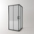 Душевое ограждение EvaGold 90х90 см EG220030, чёрный/прозрачное - фото 3