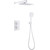 Душевая система для душа с термостатом Abber Weiss Insel AF8051W, белый - фото 