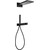Душевая система для душа с термостатом Abber Rund AF8752B, черный матовый - фото 