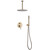Душевая система для душа Abber Emotion AF8821G, золото матовый - фото 