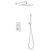 Душевая система для душа Abber Weiss Insel AF8018FW, белый матовый - фото 
