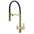 Смеситель для кухни Sancos Imola SC4010ZG, полированное золото - фото 