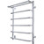 Полотенцесушитель водяной Тругор Идеал ПМ1 с полкой и боковым подводом П6 500х800 мм R (м/о 500 мм) 00-00026993 - фото 