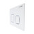Кнопка смыва Azario NEW-TS AZ-ABS-002-W, белый - фото 2