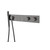 Душевая система для душа с термостатом Boheme ZODIAC 133-SYS-GM (со скрытой частью) графит - фото 