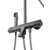 Душевая стойка с термостатом Wonzon & Woghand The one WW-B3094-BGG, тёмный графит брашированный - фото 8