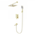 Душевая система для ванны Wonzon & Woghand Cube 2.0 WW-88087068-BG, золото брашированное - фото 