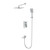 Душевая система для ванны Wonzon & Woghand Diamond WW-88939011-BN, никель брашированный - фото 
