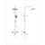 Душевая стойка с термостатом Wonzon & Woghand Stay WW-B3051-A1-CR - фото 2