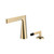 Смеситель для раковины Boheme Duo 161-G, золото - фото 