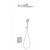 Душевая система для душа с термостатом Wonzon & Woghand WW-D2017-B-MW, белый матовый - фото 