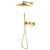 Душевая система для душа Boheme Spectre 454-MG (со скрытой частью) золото матовое - фото 