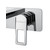 Смеситель для раковины настенный Wonzon & Woghand Frame WW-88869010-CR (со скрытой частью) - фото 4