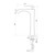 Смеситель для раковины высокий Wonzon & Woghand Triumph WW-561104-CR - фото 6