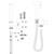 набор для гигиенического душа Wonzon & Woghand WW-88809904-CR (со скрытой частью) - фото 5