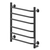 Полотенцесушитель электрический Veconi Cantu-A П6 500x600 мм C6050B-A, чёрный - фото 