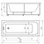Ванна акриловая Azario Bella 130x70 см AV.0020130 - фото 9