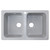 Кухонная мойка Azario Alba CS00105219, серый - фото 