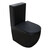 Унитаз-компакт безободковый Azario Cobalt-Black AZ-6089A-MB с быстросъемным сиденьем микролифт (система смыва Торнадо) чёрный матовый - фото 7