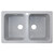 Кухонная мойка Azario Alba CS00105219, серый - фото 