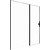 Душевая дверь Allen Brau Priority 160 см 3.31039.BBA (стекло 8 мм) чёрный/прозрачное - фото 5