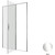 Душевая дверь Allen Brau Priority 140 см 3.31034.00 (стекло 8 мм) серебро браш/прозрачное - фото 13