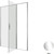Душевая дверь Allen Brau Priority 160 см 3.31037.00 (стекло 8 мм) хром/прозрачное - фото 13