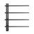 Полотенцесушитель электрический Wonzon & Woghand Nürnberg П4 520x617 мм WW-AL344-GM, темный графит - фото 2