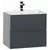 Тумба подвесная с раковиной Aquanet Алвита 60 см 00183991, серый антрацит - фото 