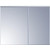 Зеркало шкаф Акватон Брук 100 см 1A200702BC010 - фото 