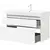 Тумба подвесная с раковиной Aquanet Nova Lite 100 см (SLIM SYNERGY) 00249940, белый - фото 8